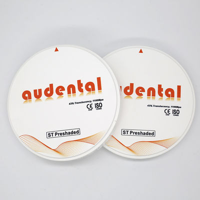 Audental Processamento rápido e fácil ST Bloco de zircônio pré-encapsulado com sistema CAD/CAM