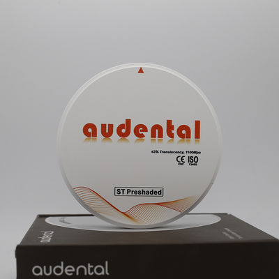 Audental Crown and Bridges ST Bloco de zircônio pré-forrado com sistema CAD/CAM
