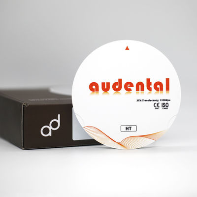 Materiais dentários OEM ODM HT Bloco de moagem de zircônio branco Alta resistência 1350MPa para aplicações dentárias