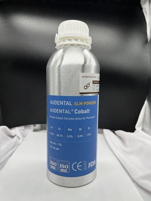 Obtenha os melhores resultados com Audental CoCr Cobalt Chromium SLM Powder para Impressão Dental 3D Metal