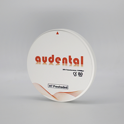 Audental Melhor Preço HT Branco Zirconia Blocos Dental Laboratório CAD CAM Sistema Dental Consumível Dental Zirconia