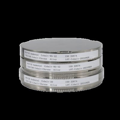 Audental 98×12 mm CoCr Dental Milling Disc | Cobalt Chrome for Dental Labs