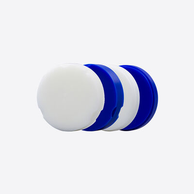 Disco de cera dentária projetado para manter a integridade estrutural e fornecer um engajamento suave da ferramenta para usinagem dentária precisa.